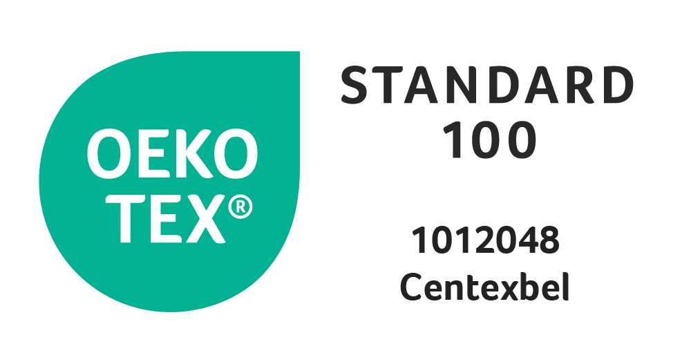 Tested for harmful substances according to Oeko-Tex® Standard 100 (1012048/Centexbel)